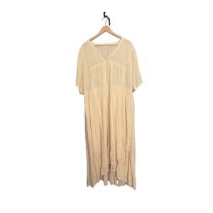 Baltic Born 3XL Golden Yellow Smocked Maxi
Dress